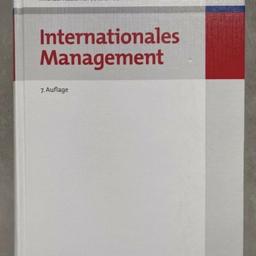 Hallo Ihr Lieben

ich verkaufe hier ein neuwertiges Exemplar des Fachbuchs Internationales Management. Es ist in sehr gutem Zustand.
Der Neupreis lag bei 49,95€