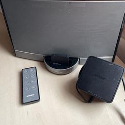 This is a Bose portable speaker with layen isync bluetooth adapter 