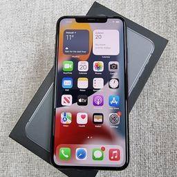 iPhone 11 Pro Max 256GB in Space Grey
The phone is in excellent condition
Battery Health is 84%
Comes with phone and box only