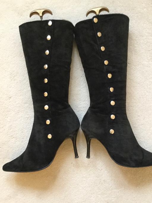 Buy & Sell Bracknell Forest Binfield - RG42 - Photos for Elegant black suede boots size 6