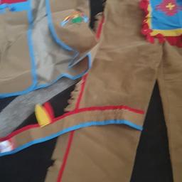 Indian outfit ( cowboy and indian) age 7 to 8 year 
collection only.