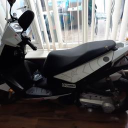 hi I'm selling my 50cc moped starts and rides selling as I buying a bigger bike for more info plz ask 400 ono