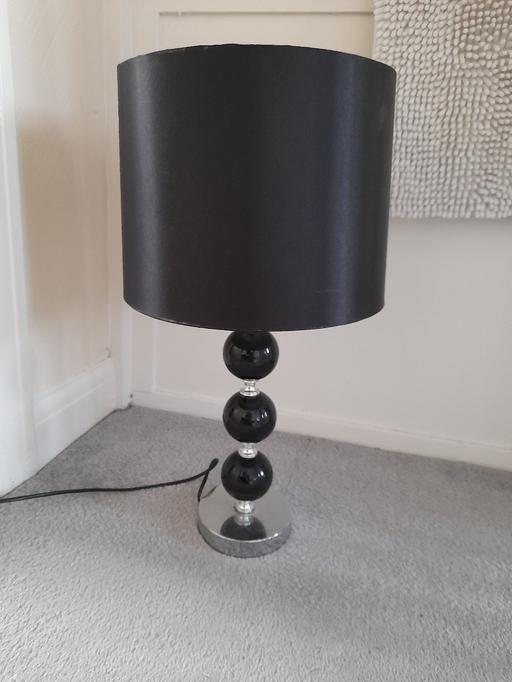 Buy & Sell West Midlands Birmingham - Photos for Large Black/Silver Table Lamp