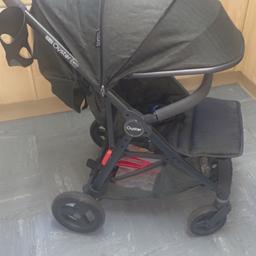 Really good clean condition 
No damage , hardly used it 
Cup holder & original raincover included 

Will consider a swap depending on what you have 
Sad sale just need something smaller & compact as my toddler prefers to walk most the time