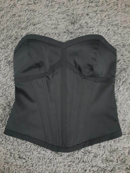 Buy & Sell West Midlands Sandwell - Photos for ladies black boned corset basque top 8/10