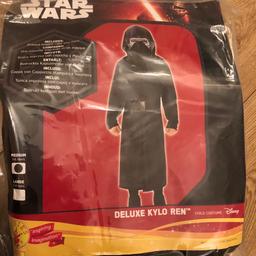 Star Wars deluxe Kalo reN costume
Age 5-6 years medium
Includes printed hooded robe and mask
Black colour
New in pack never been worn