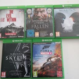 The Evil Within ab 18 Jahre!

Lords of The Fallen
Halo 5 Guardians
Skyrim Spezial Edition
Forza Horizon 4

Alle Spiele sind neuwertig.
Pro Spiel 25 Euro. 


Ich schließe jegliche Sachmängelhaftung aus.