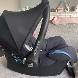 *****ONE LEFT*****
Maxicosi cabriofix car seat with isofix base included. Both have signs of wear and tear as I’ve got twins so hard to carry both 😂. Neither seats are ineffective haven’t been in any crashes etc! Both come with newborn insert also. Want £60 each

Cabriofix car seats are £90+ brand new
Isofix bases are £90+ brand new