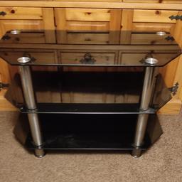 glass tv stand or coffee table in good condition