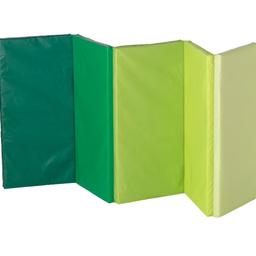 Gymnastikmatte ,faltbar, grün , 78x185 cm

2x vorhanden 
in sehr gutem zustand..
preis für beide ..