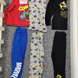 Marvel/Batman pjs bundle from George size 4-5. Well loved but still good clean condition, minor signs of wear nothing major.

£5 for all

Collection L17 or can post for extra

Advertised elsewhere