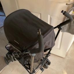Chicco pushchair with zip up cosy toes and rain cover.
Collection only