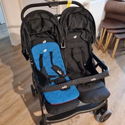 One seat cover missing but in great condition. pram okay to use from birth.