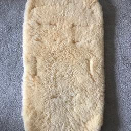 Hardly used
Will include sheepskin brush if wanted (purchased separately)
Universal Fit for pushchairs
Keeps baby cosy in the winter and cool in the summer
Item has been washed once according to manufacturers instructions. Brushed regularly.