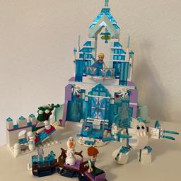 Ich verkaufe das Lego Schloss - magischer Eispalast mit Anna und Elsa.

Es sind alle Teile vollständig vorhanden, mit Anleitung und Original-Verpackung.

Elsas magischer Eispalast ist über 31 cm hoch, 30 cm breit und 19 cm tief; Spielplatz mit Schneefort ist über 6 cm hoch, 20 cm breit und 4 cm tief; Schlitten mit Wagen ist 12 cm lang und 3 cm breit.

Enthält 701 Teile

Abholung in Mannheim, bei Versand trägt der Käufer die Kosten.
