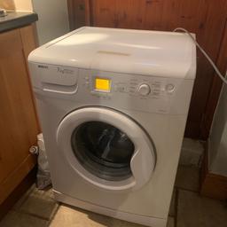 Beko 7kg washing machine
A+A class 1200rpm
Still works I’ve just moved into a new house which has one in.. I asked for it removing and they won’t!!!
 Still in good working order does show signs like the small crack and staining on the drum!
Personal use or parts
Collection only horsforth 