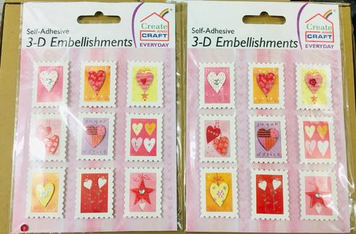 courses Central London Hyde Park - Central London - Photos for 3D Heart Theme Card Craft Embellishments