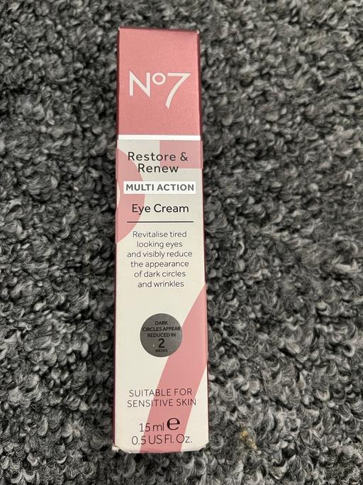 Buy & Sell South West London Streatham Common - South West London - Photos for Brand new No7 Restore & Renew eye cream 15ml