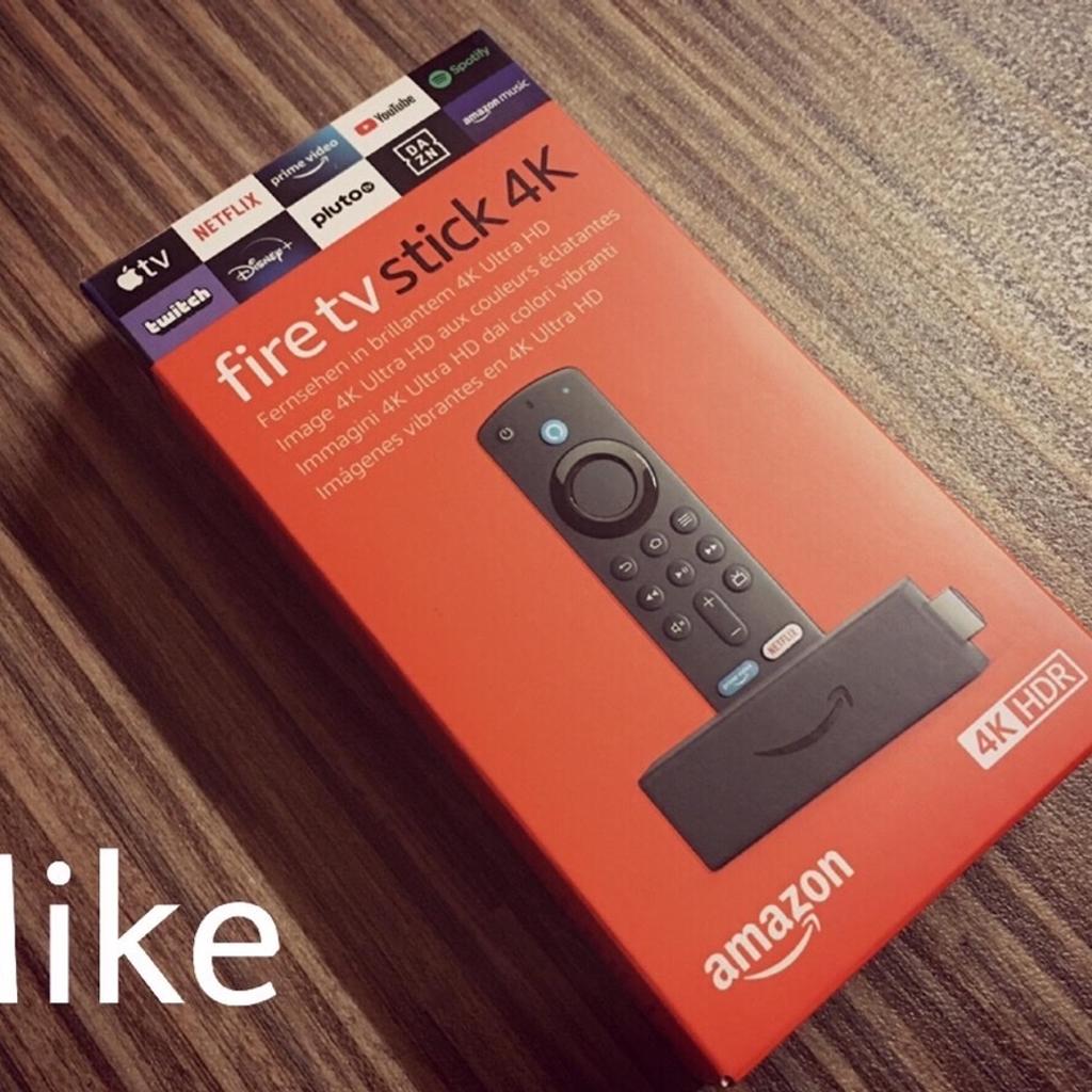 Amazon Fire TV Stick 4K (Modell 2021-2022) Ultra HD...

NEU ... UNBENUTZT...

VERSIEGELT...

KOMPLETT...

Originalverpackt...

Nicht ausgepackt!
NO: 59,99 EUR…

Selbstabholung PLZ: 75031
DHL-Versand (Versichert+Sendungsnummer)-4,99 EUR