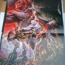 double sided posters, aprox 15 yrs + old.
god of war/resistance
iron man/gran turismo

aprox double A4 size.

5 pounds each
