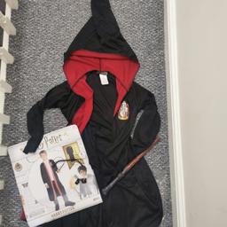 Harry Potter dress up costume used once so like new with all the pieces cape, glasses, clasp and wand in original packaging.

Size 4-6

£8

Smoke and pet free home

Collection L17 or can post for extra

Advertised elsewhere