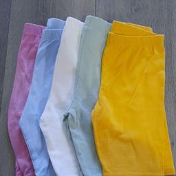 5 pack girls cycling shorts. 4/5yrs. immaculate condition