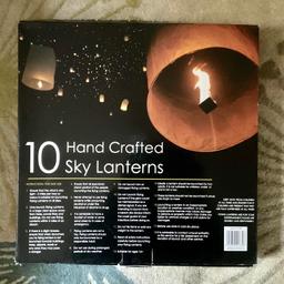 Large sky lanterns
Box is tattered