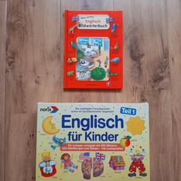 Schönes Set zum Erlernen der englischen Sprache für Kinder bestehend aus einem Bildwörterbuch und einem Lernspiel 😊