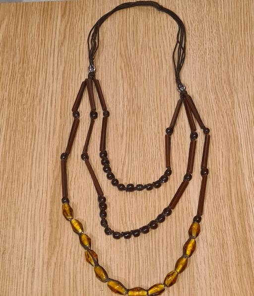 Buy & Sell Staffordshire South Staffordshire - Photos for Vintage Multi-Strand Brown Beaded Necklace