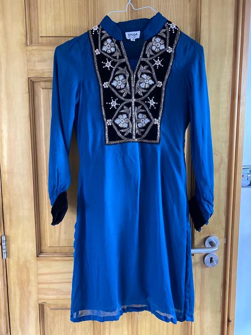 Buy & Sell East London Forest Gate - East London - Photos for NEW blue/black velvet designer suit by Saiqa