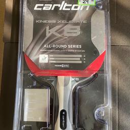 Carlton Kinesis Xelerate K8 table tennis bat brand new -unpacked .without receipt