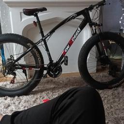 new speed fat tyre mountain bike brand new light weight bike bought to convert to eletric changed my mind want a scooter now message if interested