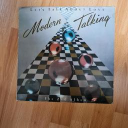 verkaufe 2 LP's
von Modern Talking
The 1st Album
Let's talk about Love

Die Schallplatte ist gut erhalten
Bei Versand trägt der Käufer die Kosten
Schau meine weiteren Produkte an