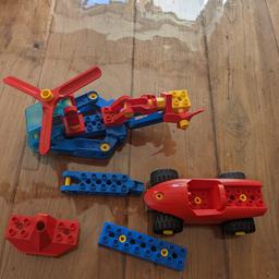 Lego Duplo Toolo®
Schrauberteile für Hubschrauber , Rennauto plus drei extra Teile
mit Duplo Pilot
mit Toolo® Schraubendreher.
ca. 25 Einzelteile
gebraucht, top Zustand

Privatverkauf
Abholung in Pfeddersheim
Versand zuzüglich 5.95 €