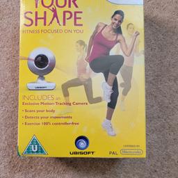 Brand New in Cellophane

Your Shape - Fitness Focused on You

Includes Motion Sensor Tracking Camera

Over 400 exercises to keep your sessions fun and varied.

From a smoke and pet free home.