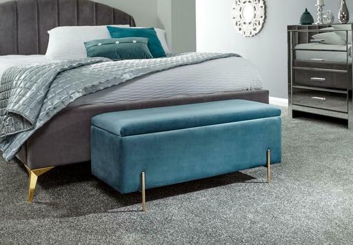 Buy & Sell Bolton Bolton - Photos for New boxed teal mystica ottoman