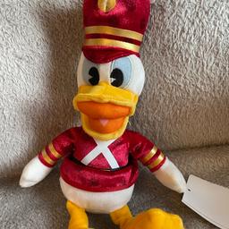 Brand new special edition Donald nutcracker Christmas soft toy plush. With tags.