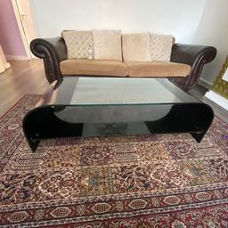Glass coffee table. Very heavy and in a good condition table. I’m selling because I want big table. Price negotiable.