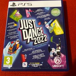 Just dance 2022 ps5
Disc used once for couple minutes that’s all
New condition