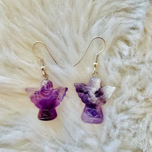 Buy & Sell Dorset Bournemouth, Christchurch and Poole - Photos for Angel Guardian Purple Quartz Boho Earrings