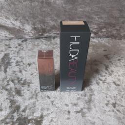 both new sealed items huda fauxfilter foundation in shade toasted coconut and power bullet lipstick in shade last night both for £22 no offers sorry