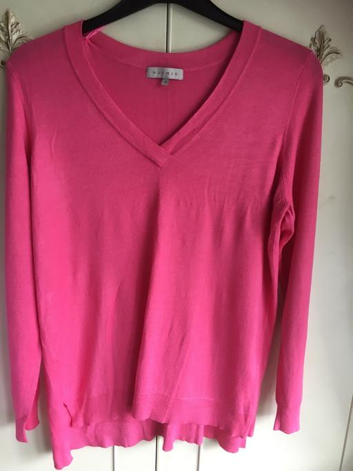 Buy & Sell West Midlands Walsall - Photos for Size 14, Pink,V Neck Jumper.