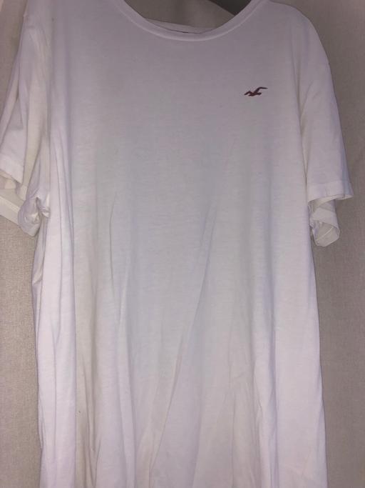 Buy & Sell Bexley Sidcup - Bexley - Photos for Mens Hollister T shirt white size XL