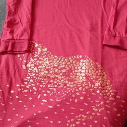 Verkaufe rosa Langarm-Nachthemd (Triumph)mit Aufdruck und Ärmelbündchen
Neu
Grösse: 40/42