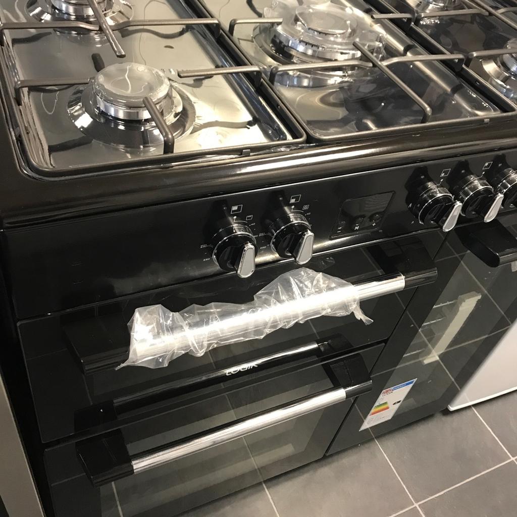 LOGIK LRC90B21 90 cm dual free range cooker in WS11 Chase for £360.00