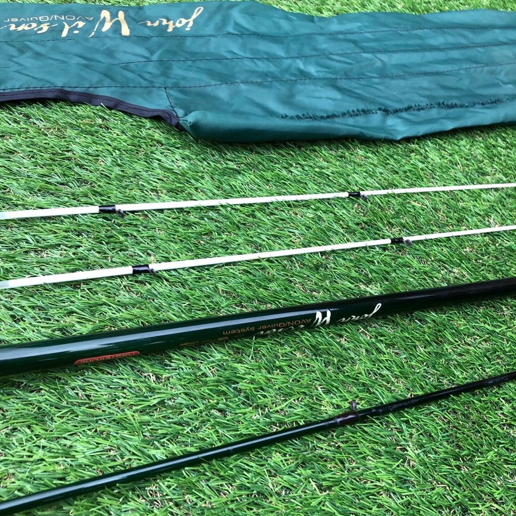 JOHN WILSON MASTER-LINE AVON QUIVER SYSTEM ROD

Is in perfect condition and eyes attached and straight. Its 11-13ft 2pc twin tip (Avon and Quiver) full carbon blank. Will come with 2 tips and its cloth bag.£60