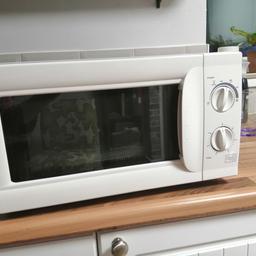 White Microwave from Tesco as new condition