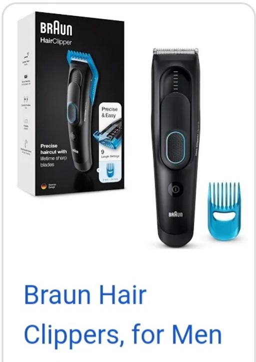 Buy & Sell De Beauvoir Town North London - Photos for BRAUN HAIR CLIPPERS