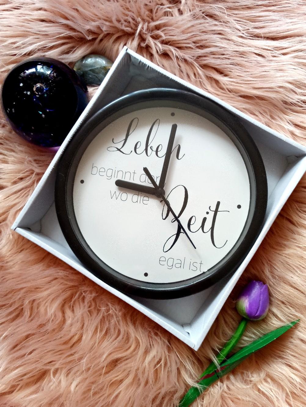 ⏱️ Uhr Wanduhr spruch Dekoration in 3950 Gemeinde Gmünd für € 7,00 zum