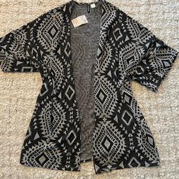 H&M Kimono Boho Damen Frauen XS 34 NEU
schwarz weiß 

Versand möglich